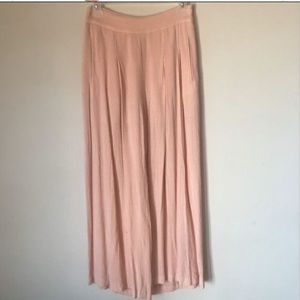 Moon River Wide Leg Pink Pants NWOT